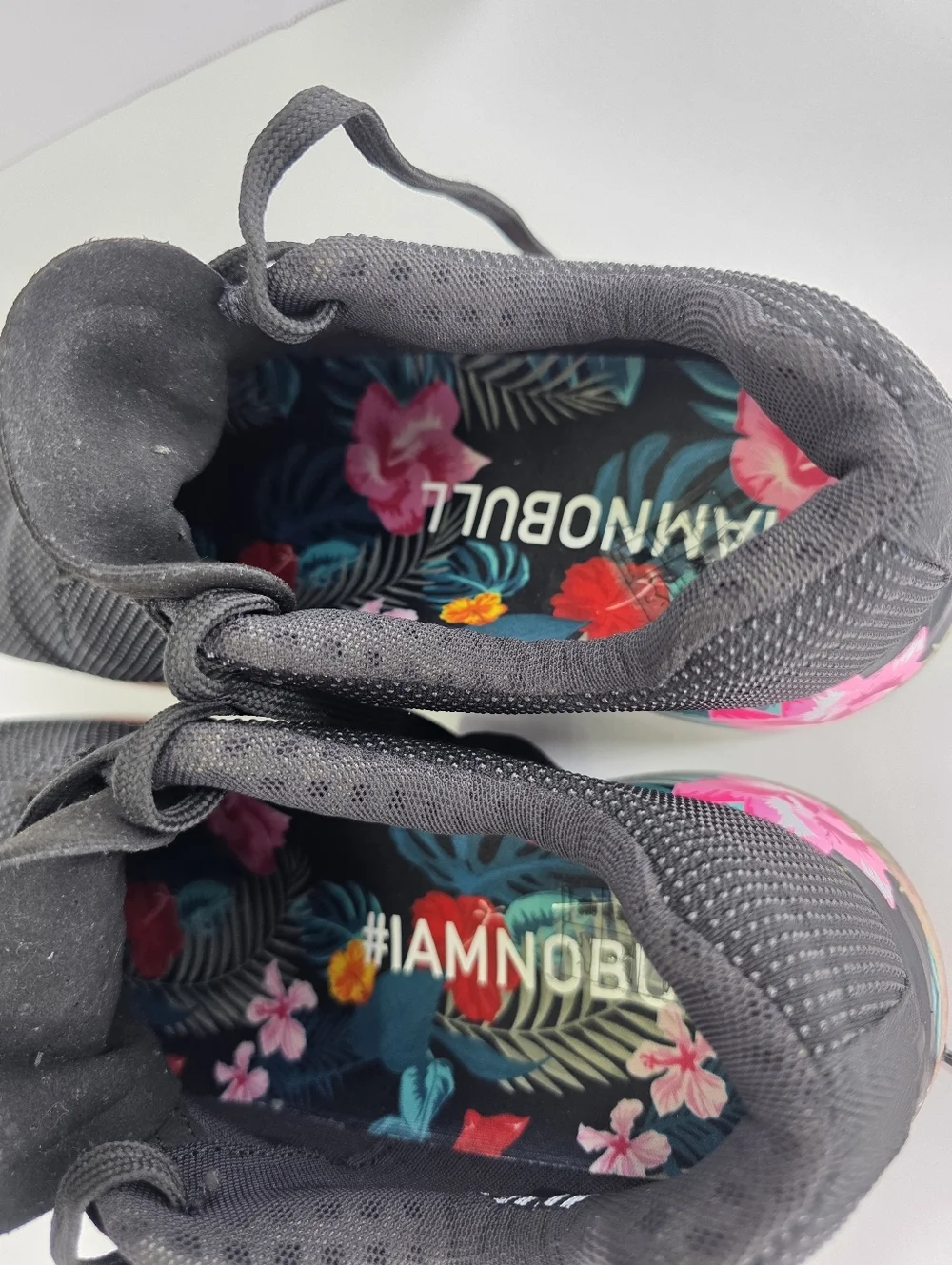 NOBULL Impact Sneaker Men's 9.5 Women's 11 Trainer SuperFabric Midnight Tropical - Picture 14 of 16